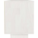 vidaXL TV omarica bela 110x30x40 cm trdna borovina | Shoptok.si