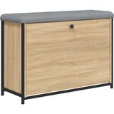  The Living Store Klop za čevlje s preklopnim predalom sonoma hrast 82x32x56 cm - Klop Za Čevlje, (21444132) | Shoptok.si
