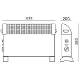 Konvekcioni grejač SONDO 750/1250/2000W/230V Slike