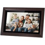 Touch digitalni foto okvir FRAMEO Wi-Fi zvočnik 15,6'' les + APP Cene