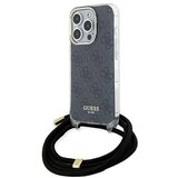 Guess OVITEK CROSSBODY CORD 4G PRINT CASE ZA IPHONE 15 PRO ČRN, (21833391) | Shoptok.si