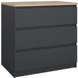 Tvilum Tamno siva komoda 77x76x50 cm Naia – Cijene
