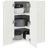 vidaXL Stenska kuhinjska omarica Bela 57 x 57 x 80 cm Konstruiran les | Shoptok.si