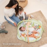 Lorelli podloga za igru Safari Friends Hippo Grey 93 x 93 cm | shoptok.hr