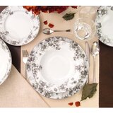 Villa Altachiara Beli/svetlo sivi desertni porcelanasti krožniki v kompletu 6 ks ø 19 cm Foliage gray – | Shoptok.si