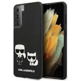 Karl Lagerfeld Originalen ovitek KLHCS21SPCUSKCBK za Samsung Galaxy S21 G991 črna zaščita - Karl and Choupette Cene