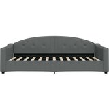  Dnevni krevet tamnosivi 100 x 200 cm od tkanine | shoptok.hr