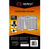 Malatec mreža protiv komaraca za vrtni suncobran promjera 3 m, crna | shoptok.hr