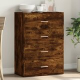 vidaXL Komoda boja dimljenog hrasta 60x31x84 cm konstruirano drvo Cijene