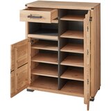 Linea Natura omara za čevlje masivno barve grafita, hrast artisan | Shoptok.si