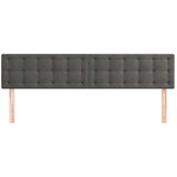  Posteljno vzglavje 2 kosa temno sivo 80x5x78/88 cm žamet, (20793124) | Shoptok.si