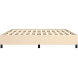  Okvir za krevet bez madraca krem 200x200 cm od tkanine | Eponuda.com