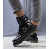Gemre Black patent ankle boots Salent | Shoptok.si