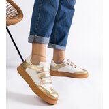 Gemre Golden Velcro Sneakers Mena | Shoptok.si