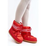 Boto Women's lace-up snow boots Red Soia | Shoptok.si