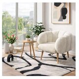 Atelier Del Sofa fotelja i bočni stočić lotus white | Eponuda.com