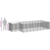  Kavez za pse crni 10,89 m² čelični | shoptok.hr