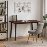  120 x 70 x 75 cm Čvrsto drvo akacije Tamno smeđa i crna - tamno smeđa i crna 120 x 70 x 75 cm Četvrtasto | shoptok.hr