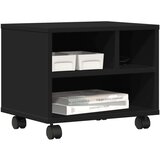 vidaXL Stalak za pisač s kotačima crni 41x32x34,5 cm | shoptok.hr