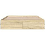 vidaXL Okvir za krevet boja hrasta 160x200 cm od konstruiranog drva | shoptok.hr