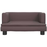  Dječja fotelja smeđa 60 x 40 x 30 cm od umjetne kože | Eponuda.com