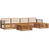  Set vanjskih sofa 6 kom. Prirodna Čvrsto drvo akacije | shoptok.hr