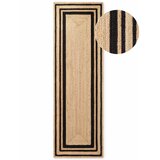 Hanse Home Crna/u prirodnoj boji ručno rađena jutena staza 70x200 cm Jutta – | shoptok.hr