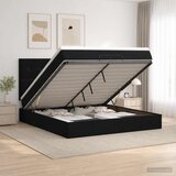 Podesivi krevet s madracem Crna 160 x 200 cm Baršun | shoptok.hr