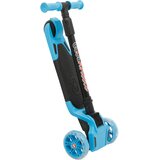 Cool Wheels Sklopivi trotinet za decu Tulpar svetleći sa 3 točka do 30kg plavi | Eponuda.com