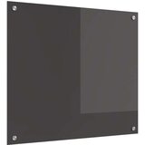 vidaXL Kuhinjski štit Tamno siva Kaljeno staklo 70 x 60 x 0.6 cm | shoptok.hr