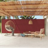 vidaXL Zložljiva stranska tenda za teraso 180x600 cm rdeča Cene