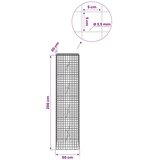  Gabion s žicom debljine 3 5 mm i mrežom 5x5 cm 50x20x200 cm - 20 cm 200 cm 50 cm | shoptok.hr