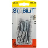 STABILIT Razcepni zidni vložki Stabilit (premer: 8 mm, dolžina: 40 mm, za polne zidake, 10 kosov, z vijaki/kavlji) Cene