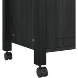  Kuhinjski kolica MONZA Crna 84 x 40 x 88,5 cm | shoptok.hr
