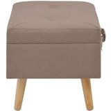 Tabure za pohranu od tkanine 40 cm smeđi | Eponuda.com