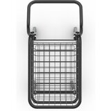 HelgeNyberg Nakupovalni voziček KOMPAKT, 2 košari, črno ogrodje | Shoptok.si
