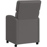  Blagovačke stolice s kotačima 2 pcs Siva 58 x 65 x 98 cm | shoptok.hr