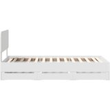 Krevetna konstrukcija Bijeli 90 x 190 cm Konstrukcijsko drvo | shoptok.hr