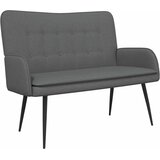 SOFA za dvije osobe Tamno siva 115 x 61 x 87 cm tkanina | shoptok.hr