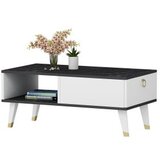 Woody Fashion delux - black, white blackwhite coffee table | Eponuda.com