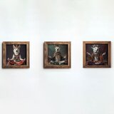 Wallity slika UKZM073, 3 dela, 16 x 16 x 2 cm Cene
