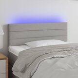 LED uzglavlje svjetlosivo 90x5x78/88 cm od tkanine | shoptok.hr