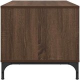 vidaXL Klubska miza Rjavi hrast 90 x 49 x 46 cm Konstruiran les | Shoptok.si