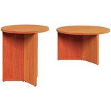  Kava Stol 2 pcs Vosak smeđa Čvrsto borovo drvo | shoptok.hr