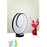 Opviq stona lampa cezanne black multicolor light