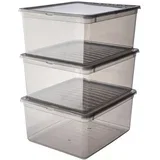 Organizator set 3x18l, siva