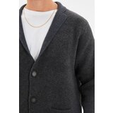 Trendyol Anthracite Men Regular Fit Men Collar Knitwear Cardigan Cijene