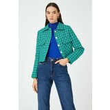 Koton Women's Green Patterned Jacket cene