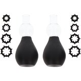 Taboom nipple enlargers with 8 rings black Cene