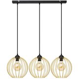  Luster na sajli MERCURE 3xE27/15W/230V zlatna/crna | Eponuda.com